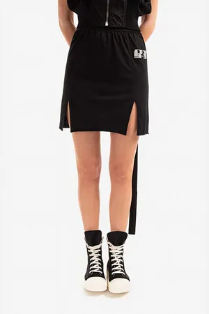 Rick Owens Bavlněná sukně Rick Owens DS01B7343 RNEP3 barva