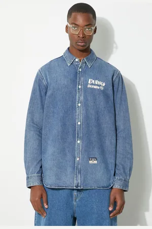 Evisu Džínová košile Brush Daicock Printed pánská