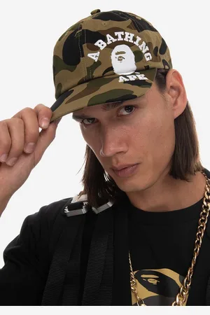 A Bathing Ape Bavlněná baseballová čepice barva