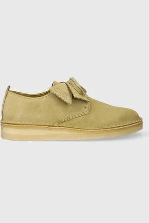Clarks Semišové polobotky Coal London pánské