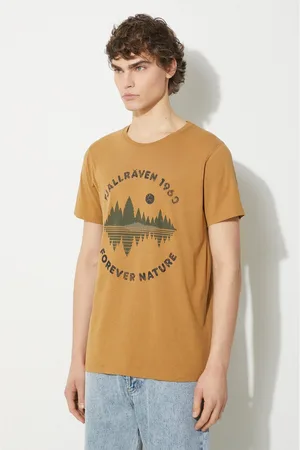 Fjällräven Bavlněné tričko Forest Mirror T-shirt M barva