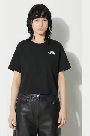 The North Face Tričko W Simple Dome Cropped Slim Tee barva