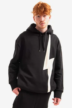 Neil Barrett Bavlněná mikina Neil Barett Easy Hooded Sweatshirt pánská