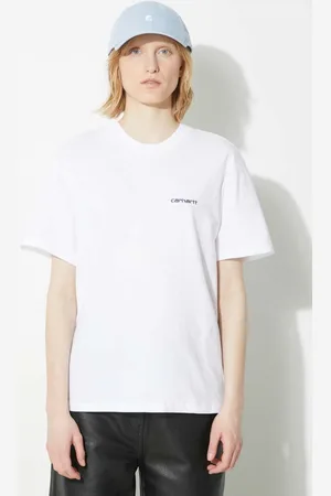 Carhartt Bavlněné tričko S/S Script Embroidery T-S barva