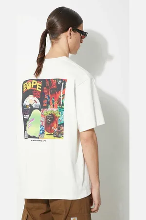 A Bathing Ape Bavlněné tričko Bape Album Monogram Tee barva