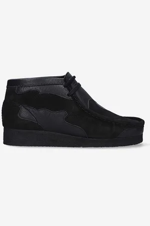 Clarks Kožené polobotky Wallabee Boot Patch pánské