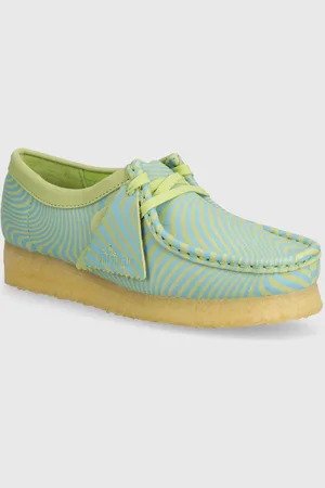 Clarks Kožené polobotky Wallabee dámské