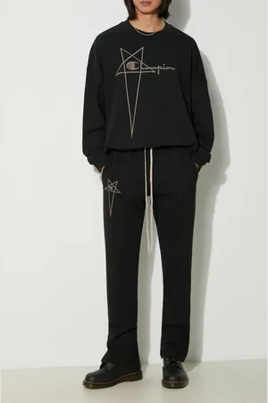 Rick Owens Bavlněné tepláky Rick Owens x Champion Joggers barva