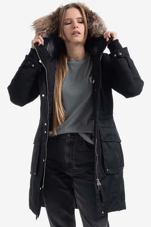 Woolrich Péřová bunda Yetna Raccoon dámská