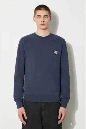Maison Kitsuné Bavlněná mikina Fox Head Patch Regular Sweatshirt pánská