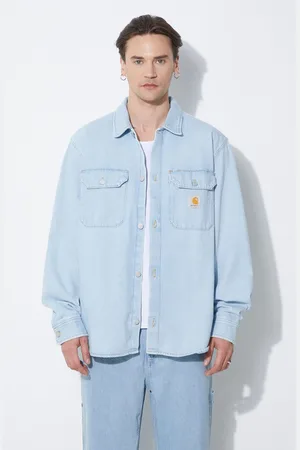 Carhartt Džínová bunda Harvey Shirt Jac pánská