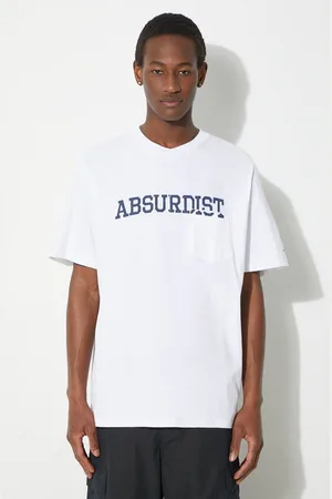 ENGINEERED GARMENTS Bavlněné tričko Printed Cross Crew Neck T-shirt barva