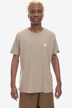 Alpha Industries Bavlněné tričko Basic T Small Logo barva