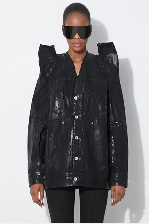 Rick Owens Džínová bunda Rick Owens Denim Jacket Tec Worker dámská