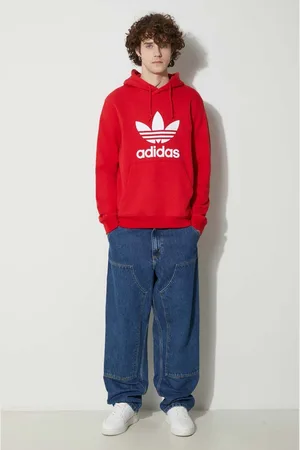 adidas Bavlněná mikina Classics Trefoil Hoodie pánská