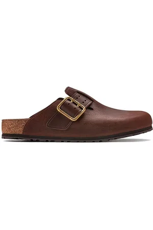 Birkenstock Kožené pantofle Boston Bold Gap pánské