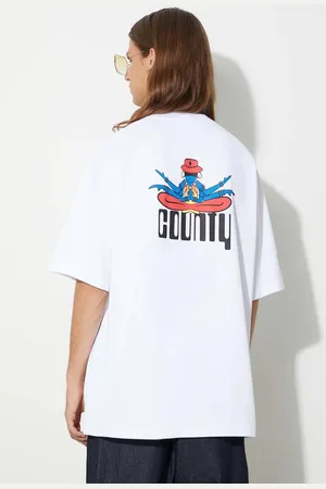 MARCELO BURLON Bavlněné tričko Disco God barva