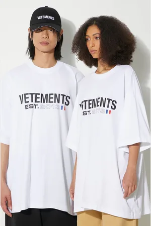 Vetements Bavlněné tričko Flag Logo T-Shirt barva
