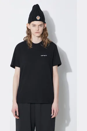Carhartt Bavlněné tričko S/S Script Embroidery T-S barva