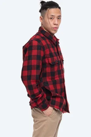 Norse projects Vlněná košile Kyle barva