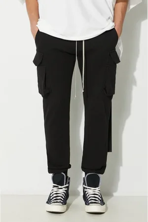 Rick Owens Bavlněné tepláky Rick Owens Knit Pants Mastodon Cut barva