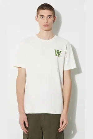 WoodWood Bavlněné tričko Ace AA Logo barva