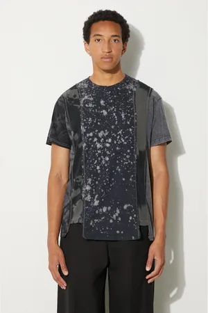 Pins & Needles Bavlněné tričko 5 Cuts S/S Tee - B&W Mishmash barva