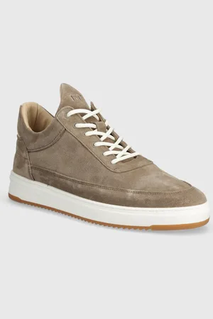 Filling pieces Semišové tenisky Low Top Ripple Suede barva