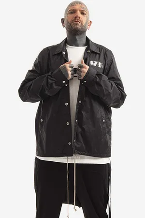 Rick Owens Bunda Rick Owens Snapfront pánská