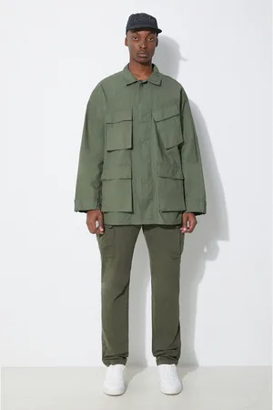 ENGINEERED GARMENTS Bavlněná bunda BDU barva