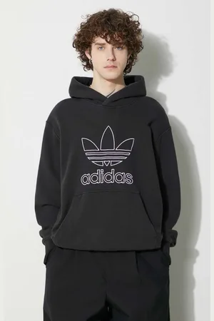 adidas Bavlněná mikina Trefoil Hoodie pánská
