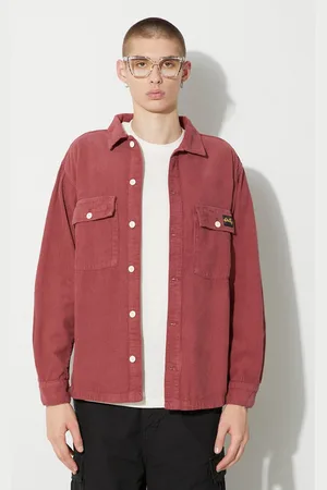 Stan Ray Manšestrová košile CPO SHIRT vínová barva