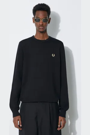 Fred Perry Vlněný svetr Classic Crew Neck Jumper pánský