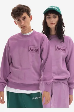 ARIES Bavlněná mikina Sunbleached Cross Grain Temple Sweatshirt dámská