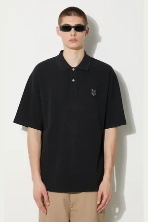 Maison Kitsuné Bavlněné polo tričko Bold Fox Head Patch Oversize Polo barva