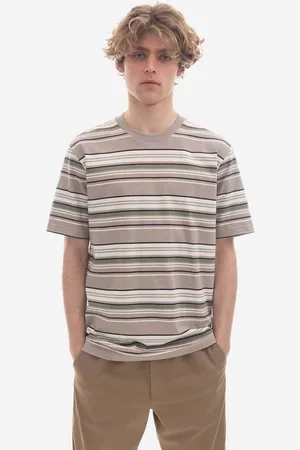 Norse projects Bavlněné tričko barva