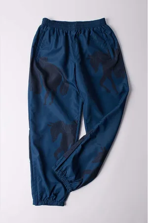 By Parra Kalhoty Sweat Horse Track Pants tmavomodrá barva