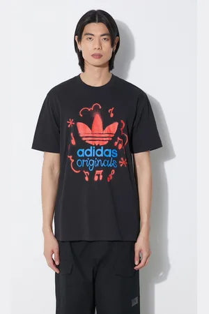 adidas Bavlněné tričko barva