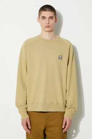 Maison Kitsuné Bavlněná mikina Bold Fox Head Patch Oversize Sweatshirt pánská