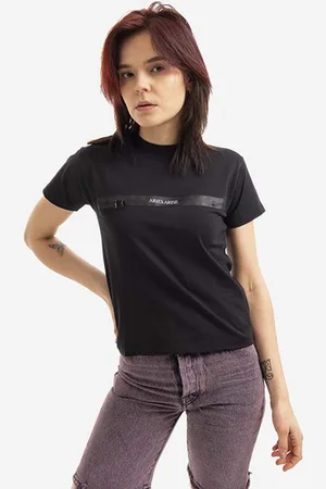 ARIES Bavlněné tričko Shrunken Zip Tee barva