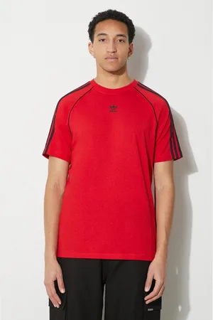 adidas Bavlněné tričko barva