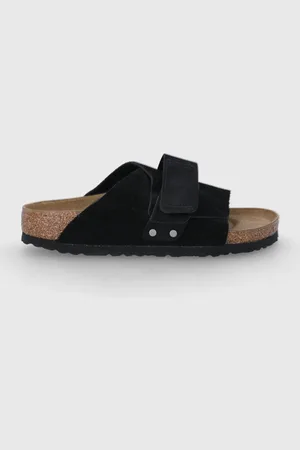 Birkenstock Semišové pantofle Kyoto dámské