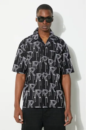Represent Bavlněná košile Embrodiered Initial Overshirt barva