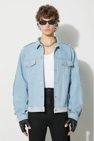 Heron Preston Džínová bunda Washed Insideout Reg Jkt pánská