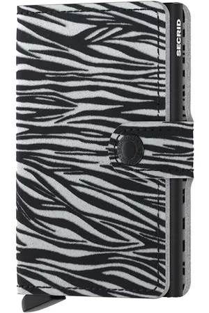 Secrid Kožená peněženka Miniwallet Zebra Light Grey barva