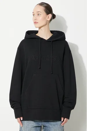 J.W.Anderson Bavlněná mikina Logo Embroidery Hoodie dámská