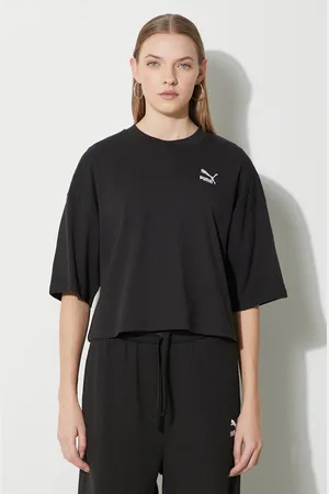 PUMA Bavlněné tričko barva