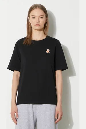 Maison Kitsuné Bavlněné tričko Speedy Fox Patch Comfort Tee Shirt barva