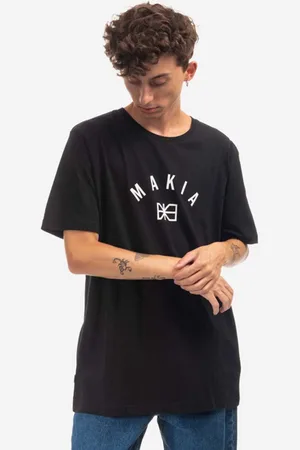 Makia Bavlněné tričko barva