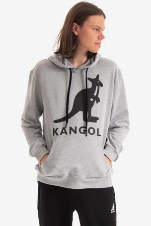 Kangol Bavlněná mikina černá barva